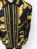 Versace Jeans Couture baroque-pattern long-sleeve shirt