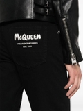 Alexander McQueen mid-rise slim-cut jeans