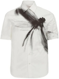 Alexander McQueen Printed casual cotton shirt