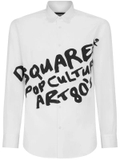 Dsquared2 graphic-print cotton shirt