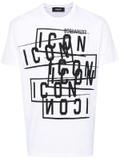 Dsquared2 Icon Stamps cotton T-shirt
