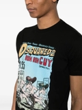 Dsquared2 graphic-print cotton T-shirt