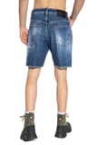 Dsquared2 logo-appliqué distressed denim shorts