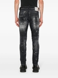 Dsquared2 paint-splattered skinny jeans