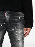 Dsquared2 paint-splattered skinny jeans