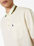 Gucci logo-embroidered piqué polo shirt