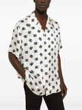 Dolce & Gabbana DG logo-print silk shirt