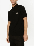 Dolce & Gabbana logo-tag wool polo shirt