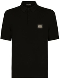 Dolce & Gabbana logo-tag wool polo shirt