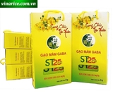 Gạo Mầm Gaba ST25 (chính hãng Ông Cua) hộp 2kg hút chân ko - tốt cho người tiểu đường, tim mạch