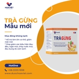 Trà gừng - Giúp làm ấm cơ thể, tốt cho người cảm lạnh. Hộp 10, 20 gói cốm