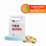 Trà gừng - Giúp làm ấm cơ thể, tốt cho người cảm lạnh. Hộp 10, 20 gói cốm