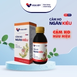 Siro Cảm ho Ngân Kiều, chữa sốt, cảm mạo, ho, viêm họng