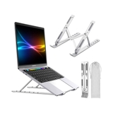 Giá đỡ cho LAPTOP, MACBOOK, IPAD bằng nhôm điều chỉnh linh hoạt - Đế tản nhiệt dành cho laptop, macbook (Tặng túi đựng)