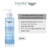 Gel Rửa Mặt Eucerin Làm Sạch Dịu Nhẹ Da Nhạy Cảm Eucerin DermatoCLEAN Hyaluron Cleansing Gel 200ml