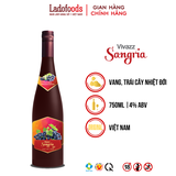 Vivazz Sangria Light Red Wine 750ML 4% Vol