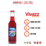 Vivazz Sparkling Juice - Nước Nho Có Ga Vị Việt Quất - 275ML
