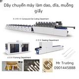 Máy làm dao, dĩa, muỗng bằng giấy