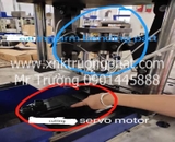 Máy hút định hình nắp cốc, nắp ly nhựa servo