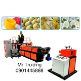 Máy đùn lưới xốp bọc hoa quả thế hệ mới