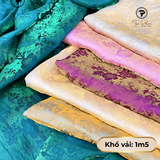Vải Tơ Tằm Hoa Mai