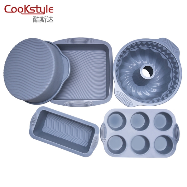 Bộ khuôn làm bánh silicone cao cấp 5 món