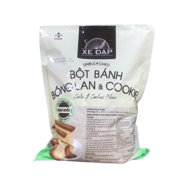 Bột mì bánh bông lan xe đạp số 8