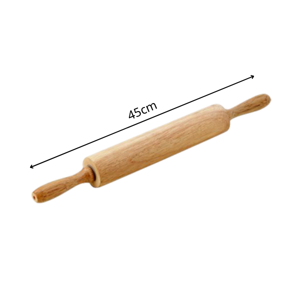 Cán lăn bột gỗ có tay cầm 45x45