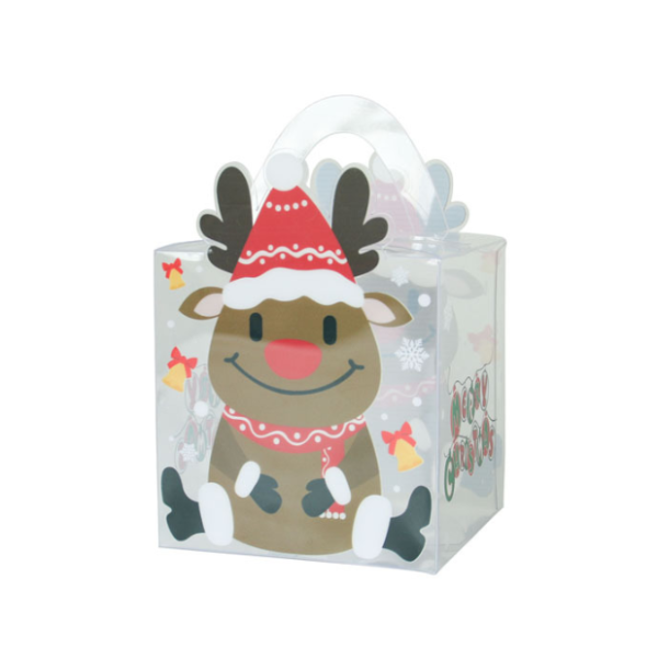 Hộp mica trong họa tiết Tuần lộc