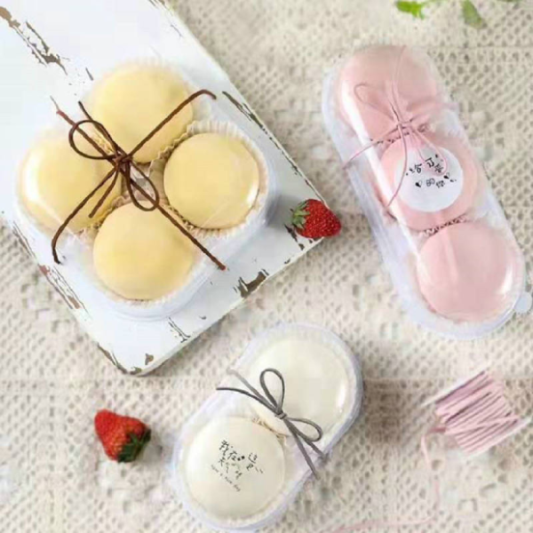 Hộp nhựa đựng bánh tròn 3 ngăn