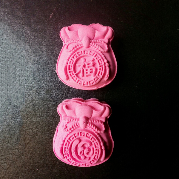 Khuôn trung thu 50gr 1 mặt túi vàng chữ Lộc