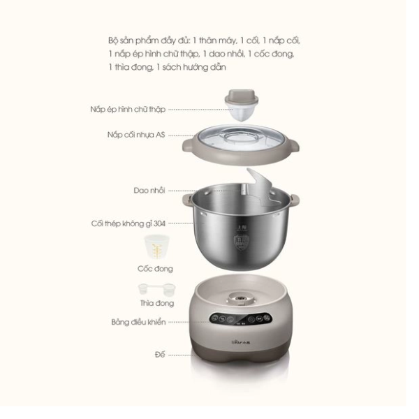 Máy trộn và nhồi bột Bear 7L DM-B70V1