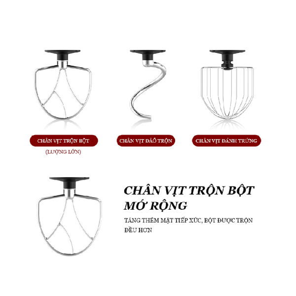 Máy trộn và nhồi bột Tiross TS5401