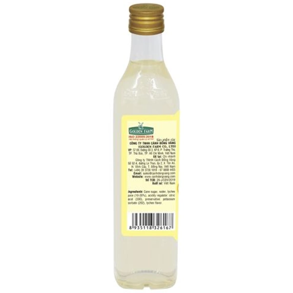 Siro vải Golden Farm 520ml