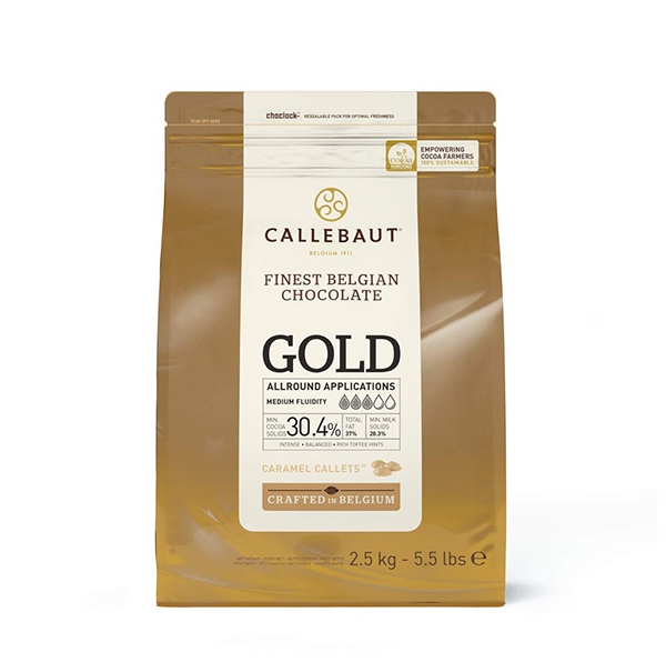 Socola vàng gold Callebaut 100gr