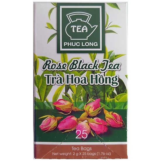 Trà hoa hồng túi lọc Phúc Long (2g x 25 túi)