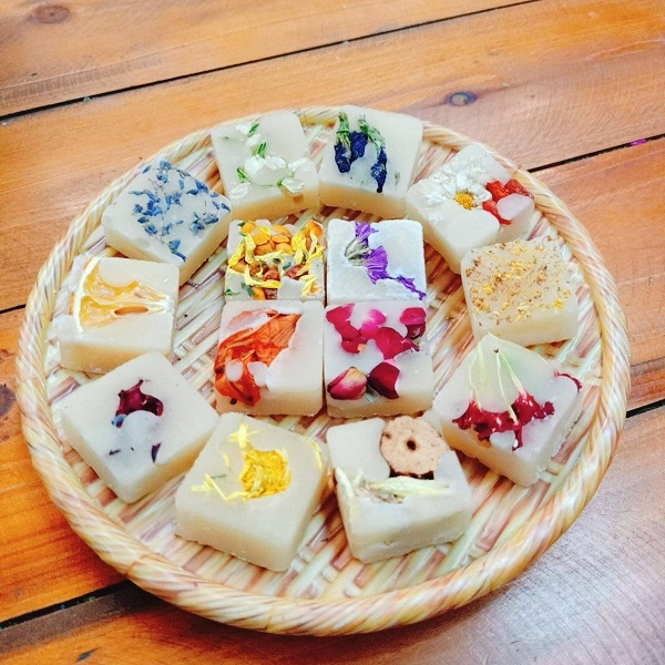 Viên trà hoa đường phèn