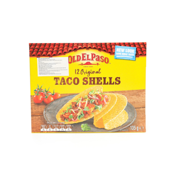 Vỏ bánh Taco Old El Paso 135g (12 chiếc)