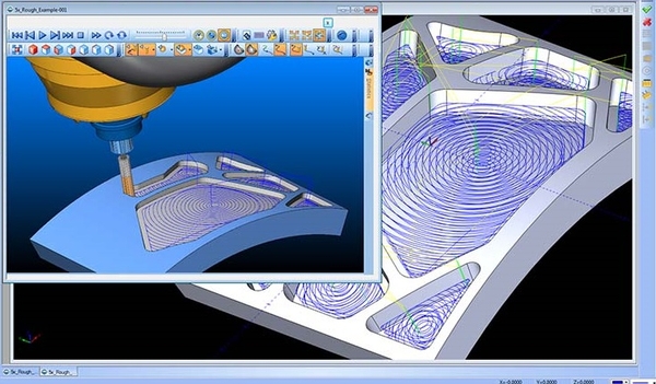 quá trình phay phần mềm máy CNC