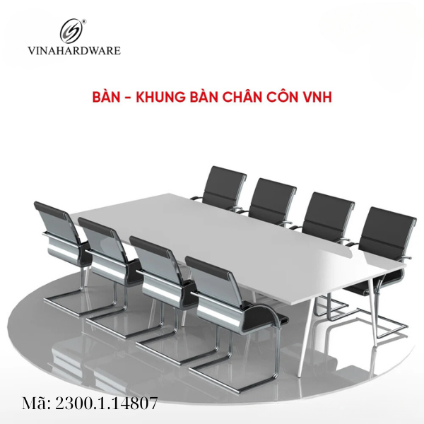 Bàn chân côn văn phòng dạng tháo ráp - Ván MDF dày 18mm - D1400xR800xC750mm