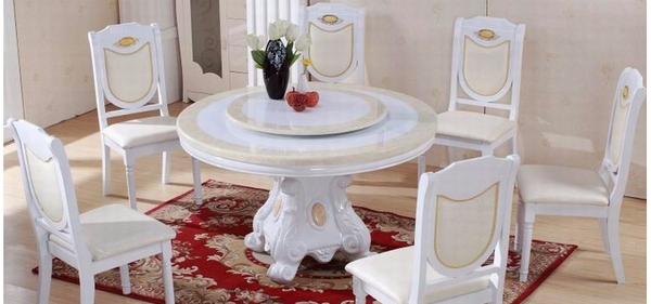 Swivel plate for table