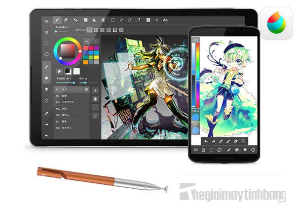 bút cảm ứng để vẽ anime