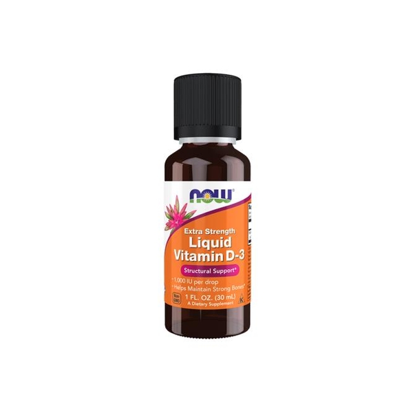 Now Extra Strength Liquid Vitamin D-3 1000IU, 1 FL. OZ. (30ml)
