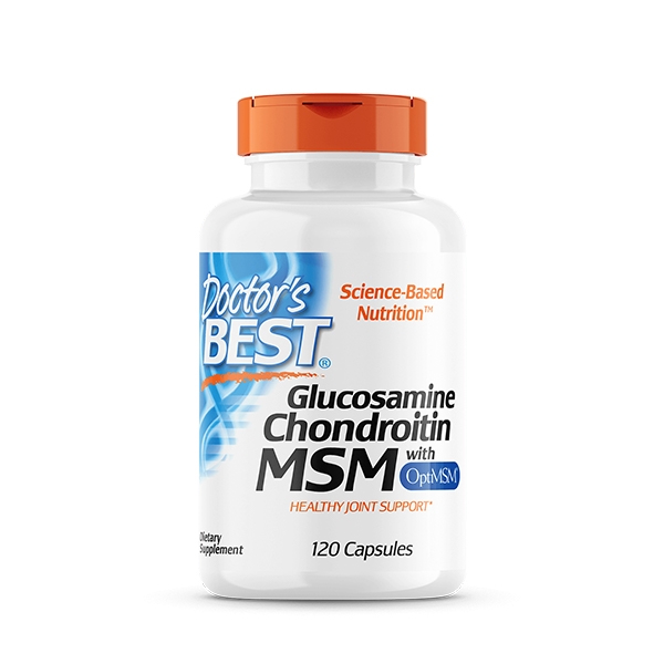 Doctor's Best Glucosamine Chondroitin MSM, 120 Capsules