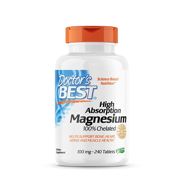 Doctor's Best High Absorption Magnesium, 240 Tablets