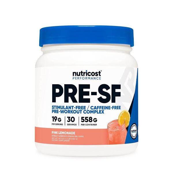 Nutricost Stim-Free Pre-Workout Powder, 30 Servings