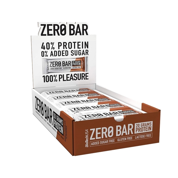 BioTech USA Zero Bar, 20 Bars (50g/bar)