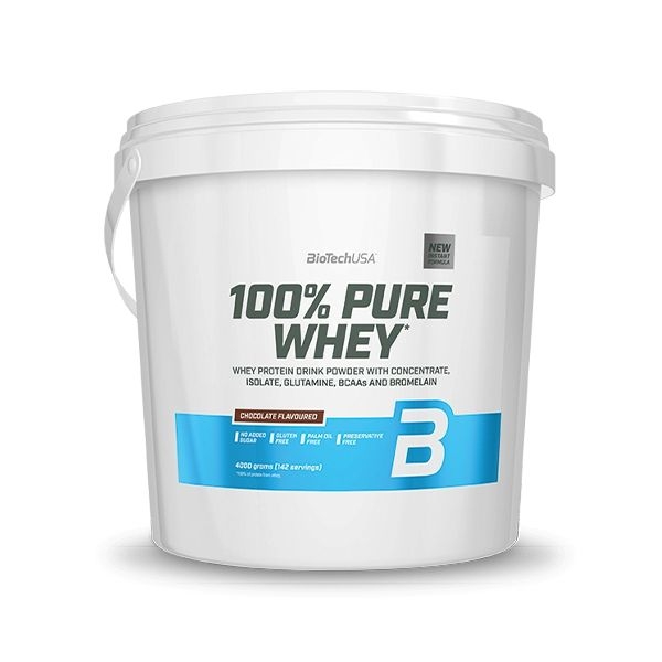 BioTech USA 100% Pure Whey 4000g, 142 Servings