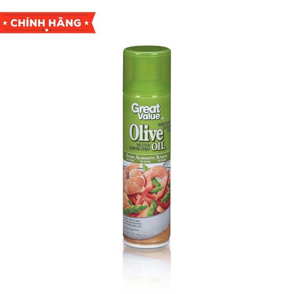 Dầu ăn dạng xịt - Cooking Spray Great Value