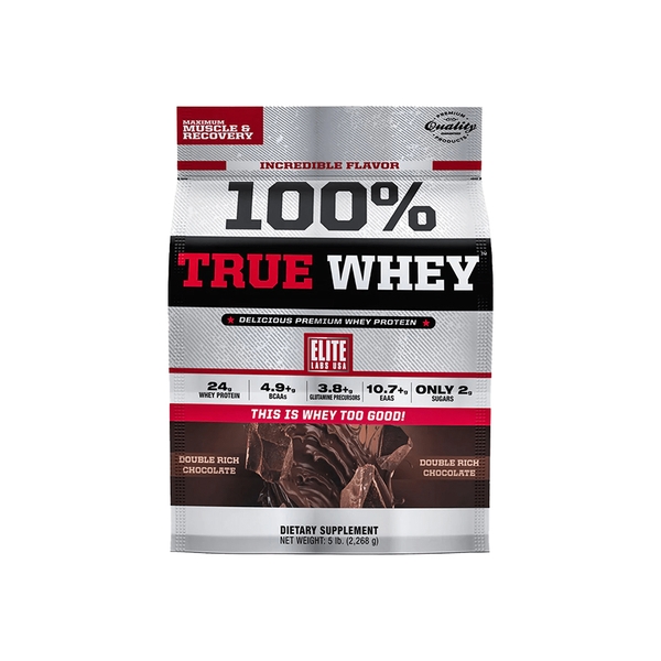 Elite Labs USA 100% True Whey 5Lbs (50 Servings)